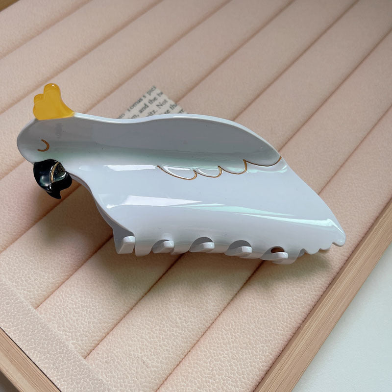 Wholesale Animal Acetate Colorful Bird Hair Clips